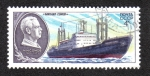 Stamps Russia -  Barco científico, M.M. Somov
