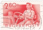 Stamps Hungary -  Tractorista