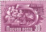 Stamps Hungary -  Escuela de música