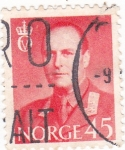 Sellos de Europa - Noruega -  Rey  Olaf V