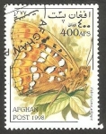 Stamps Afghanistan -  Mariposa