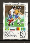Sellos del Mundo : Europa : Rumania : Mundial de futbol USA.