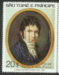 Sellos del Mundo : Africa : S�o_Tom�_and_Pr�ncipe : Beethoven