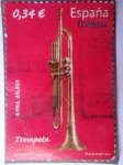 Stamps Spain -  Instrumentos Musicales - Trompeta