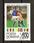 Sellos de Europa - Rumania -  Mundial de futbol USA.