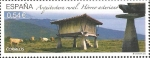 Stamps Spain -  ARQUITECTURA  RURAL.  HÒRREO  ASTURIANO.