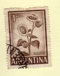 Stamps : America : Argentina :  Scott 690. Girasol.