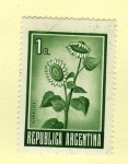 Stamps : America : Argentina :  Scott 923. Girasol.