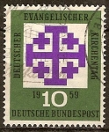 Stamps Germany -  Dia de la Iglesia Evangélica Alemana.