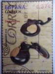 Stamps Spain -  Instrumentos Musicales - Castañuelas.