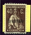 Stamps Portugal -  Diosa Ceres. Revalidado