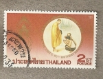 Sellos del Mundo : Asia : Thailand : 60 Aniversario Rey Bhumibol