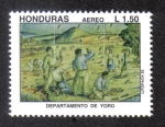 Sellos de America - Honduras -  Departamentos