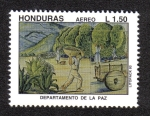 Sellos de America - Honduras -  Departamentos
