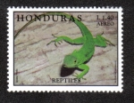 Sellos de America - Honduras -  Reptiles