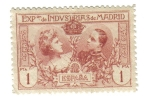 Stamps Spain -  Exposición de Industrias de Madrid (1907)