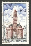 Stamps France -  1500 - Puerta de El Horloge, en Vire