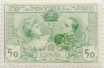 Sellos de Europa - Espaa -  50 céntimos 1907