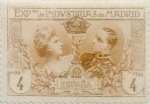 Sellos de Europa - Espa�a -  4 pesetas 1907