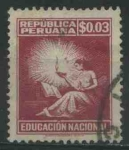 Stamps : America : Peru :  SRA35 - Educacion Nacional