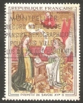 Stamps France -  1640 - La Anunciación