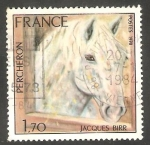 Sellos de Europa - Francia -   1982 - Percherón, Cuadro de Jacques Birr