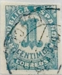 Stamps Spain -  1 céntimo 1933