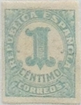 Sellos de Europa - Espa�a -  1 céntimo 1933