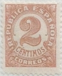 Stamps Spain -  2 céntimos 1933