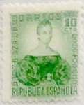 Stamps Spain -  10 céntimos 1934