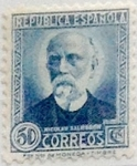 Stamps Spain -  50 céntimos 1934