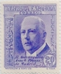 Stamps Spain -  20 céntimos 1936