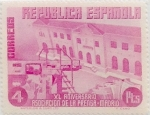 Sellos de Europa - Espa�a -  4 pesetas 1936
