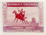 Stamps Spain -  10 pesetas 1936