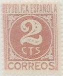 Sellos de Europa - Espa�a -  2 céntimos 1936