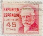Stamps Spain -  45 céntimos 1937