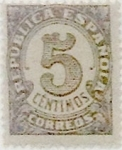 Sellos de Europa - Espa�a -  5 céntimos 1938