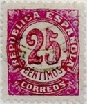 Sellos de Europa - Espaa -  25 céntimos 1938