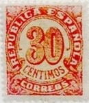 Stamps Spain -  30 céntimos 1938