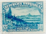 Stamps Spain -  45 céntimos más 2 pesetas 1938