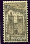 Sellos de Europa - Portugal -  VII Centenario de la muerte de San Antonio de Padua. Catedral de Lisboa