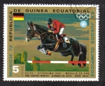 Stamps : Africa : Equatorial_Guinea :  Juegos Olímpicos de Verano 1972 , Munich : Jinetes