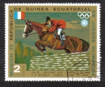 Stamps Equatorial Guinea -  Juegos Olímpicos de Verano 1972 , Munich : Jinetes