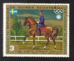 Stamps : Africa : Equatorial_Guinea :  Juegos Olímpicos de Verano 1972 , Munich : Jinetes