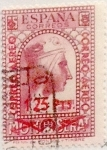 Sellos de Europa - Espa�a -  1,25 pesetas sobre 25 céntimos 1938