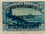Stamps Spain -  45 céntimos más 2 pesetas 1938