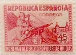 Stamps Spain -  45 céntimos 1938
