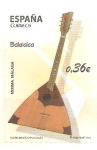 Stamps : Europe : Spain :  INSTUMENTOS  MUSICALES.  BALALAICA.