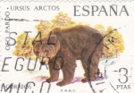 Stamps Spain -  Fauna- oso pardo  (16)