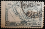 Stamps : America : Mexico :  Mapa de México